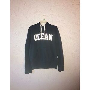 (SOLD) Navy Blue Ocean Hoody